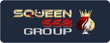 Squeen 668 Group gaming licence badge shown in the EkPlus8 footer