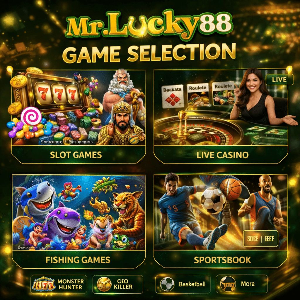 Mr.Lucky88-game-selection-overview